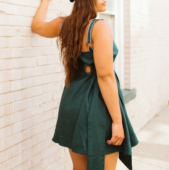 Shayne Linen Swing Dress - Picture 5 of 11